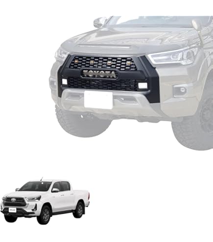 Amazon | GI☆GEAR 純正バンパー専用 TOYOTAレターグリル LEDマーカー